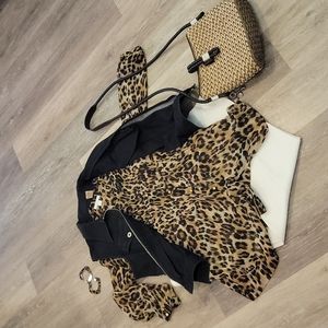 Leopard blouse